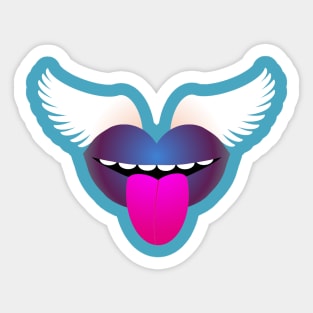 Kissy Midnight Sticker